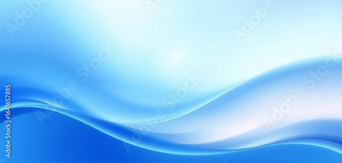 Soft blue gradient backdrop, abstract flowing design, long banner format,  ethereal,  pastel