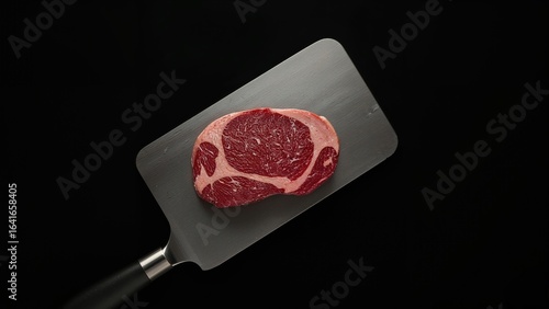 Raw Sirloin Cut Displayed o...