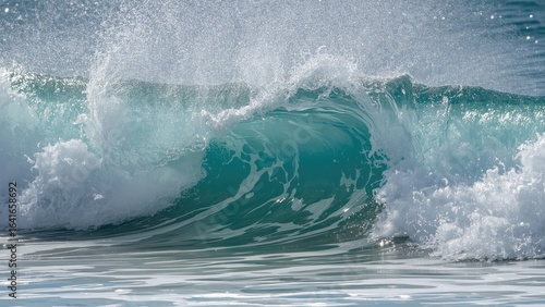 Vibrant tropical ocean scen...