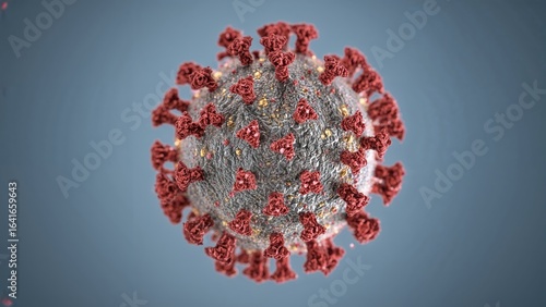 Detailed 3D microscopic vie...