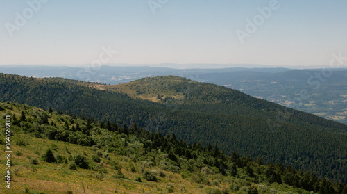 Panorama sur les monts du Livradois Forez