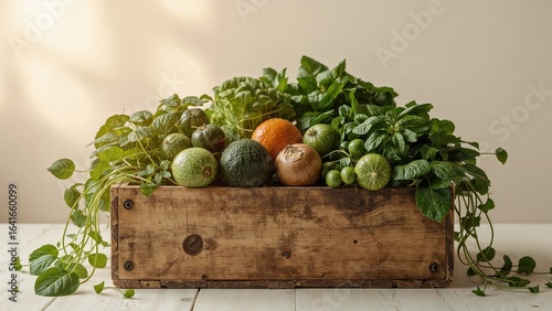 Natural Vegetables Growing ...