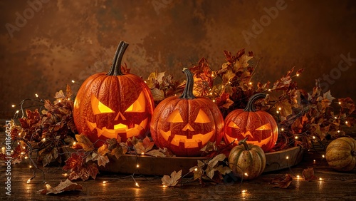 Festive Pumpkins for October