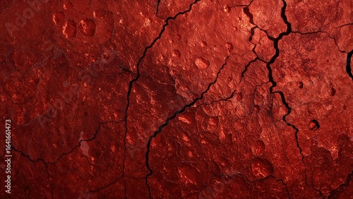 Brightly lit red-brown surf...