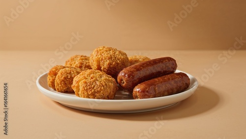 Homemade sausage and nugget...