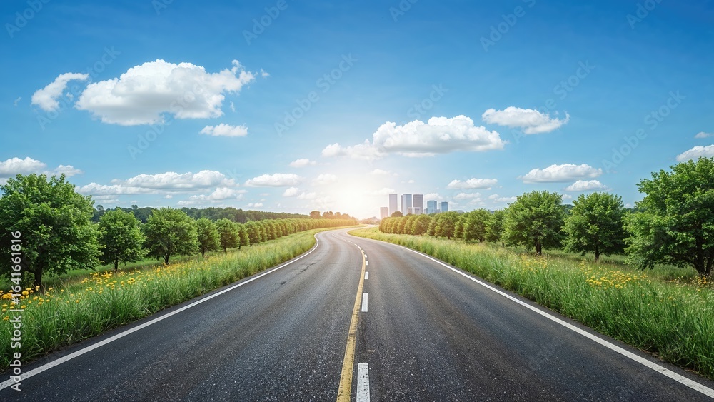 Fototapeta premium Route to Starting a New Position