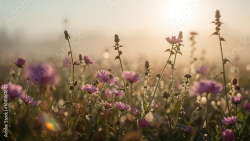 Early dawn in summer or spr...
