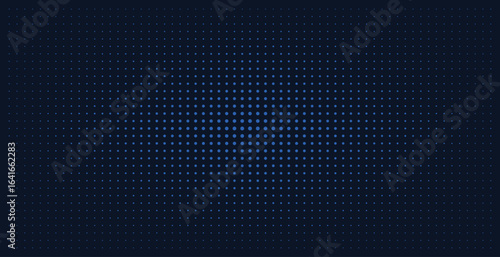Abstract background with halftone dot pattern. Modern background vector illustration with half tone dots pattern. Futuristic tech style wallpaper or background with blue dot pattern. 