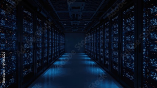 Server room in a cutting-ed...