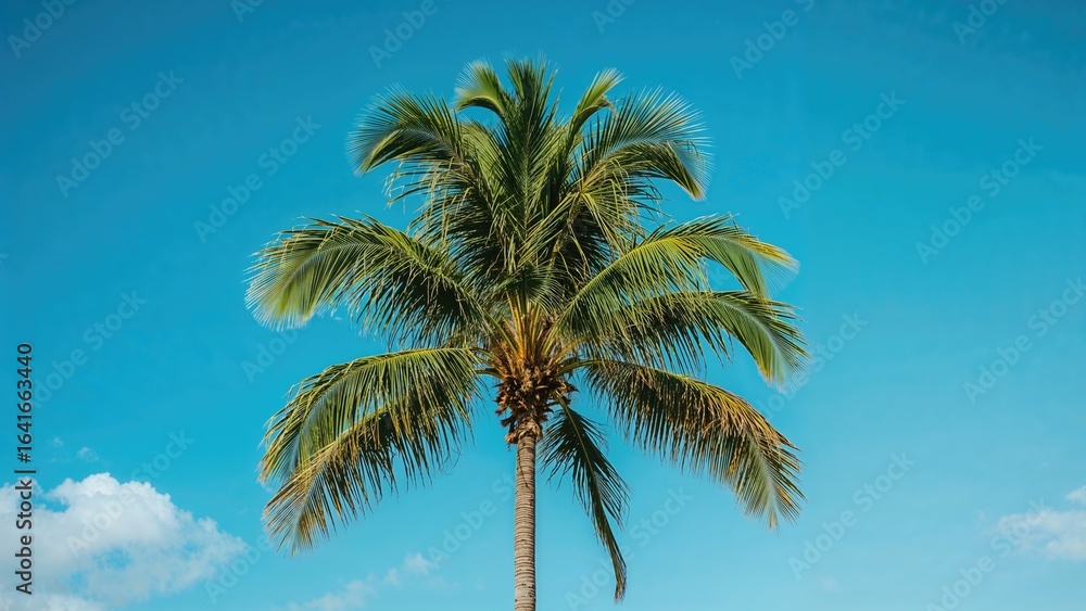 custom made wallpaper toronto digitalSunny Day Featuring a Leafy Tropical Plant