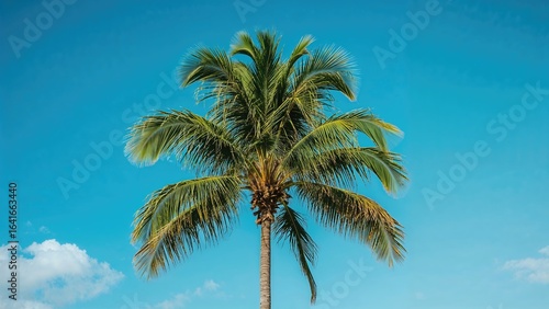 Wallpaper Mural Sunny Day Featuring a Leafy Tropical Plant Torontodigital.ca