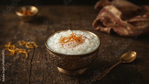 Sago presented in a bowl on...