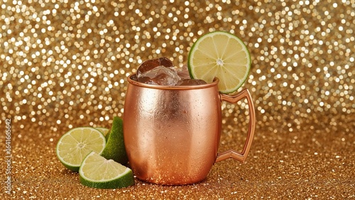 Lemon-adorned mixed drink s...