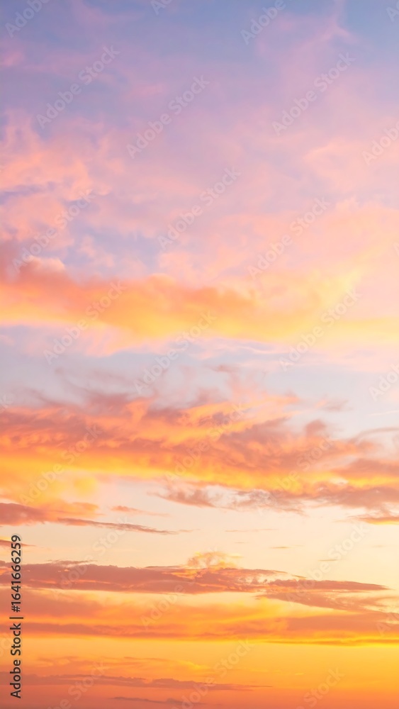 Fototapeta premium Colorful sunset sky