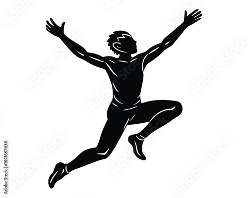 Jumping Silhouette