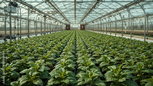 Rows of flourishing seedlin...