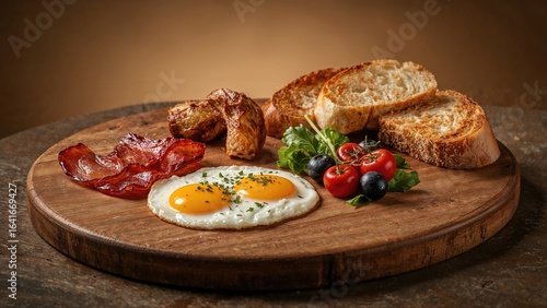 Full breakfast arrangement ...