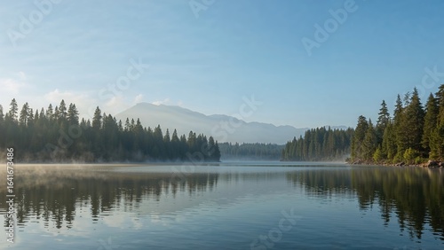 Dense mist blankets remote ...