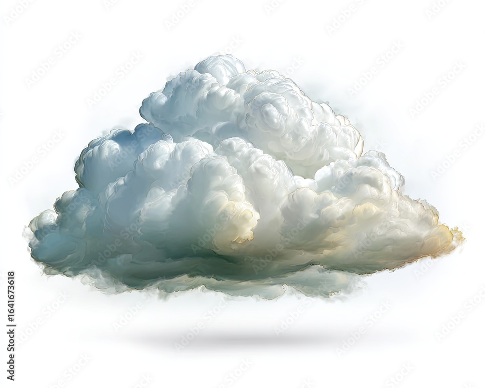 Massive cumulus cloud, detailed texture Massive cumulus cloud, detailed texture