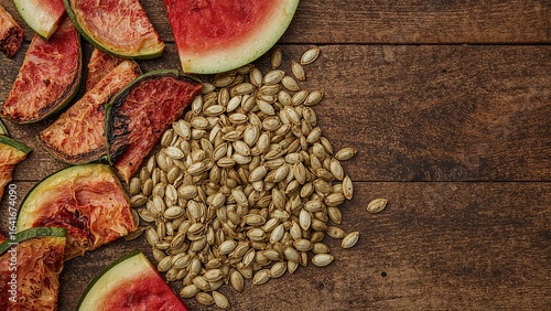 Organic dried watermelon sl...