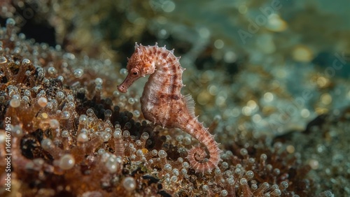 Multiple miniature seahorse...