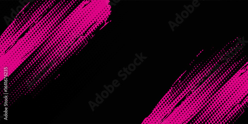 black pink brush pattern car sticker banner sporty abstract line pink black color combination grunge brush pattern modern motorsport racing design