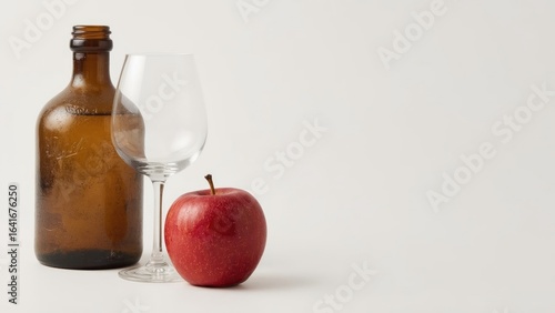 Classic glass and aged bott...