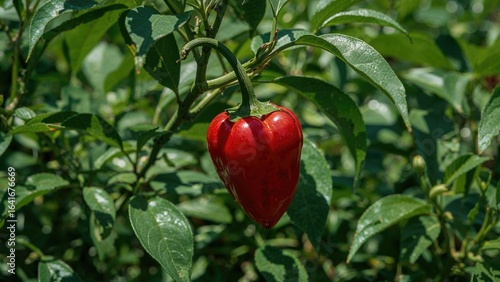 Red Chili Fruits Developing...