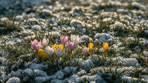 Fresh spring blooms appeari...