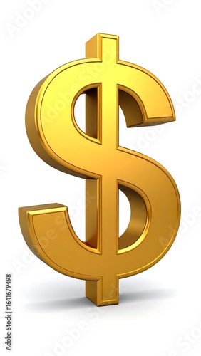 Gold dollar sign