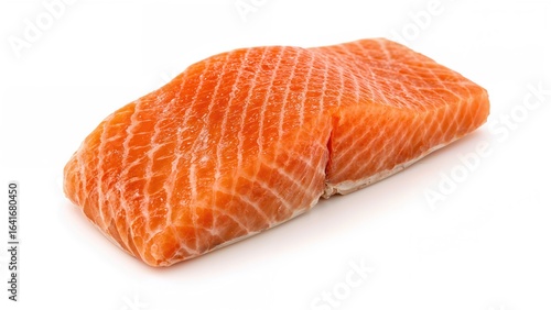 Thick slice of salmon resti...