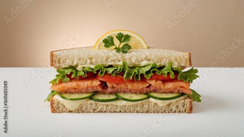 Club Sandwich Loaded with S...
