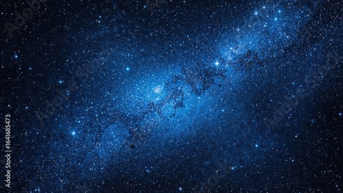 Starry night sky backdrop w...