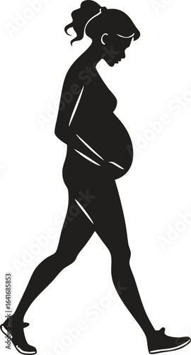 Pregnant Woman Silhouette