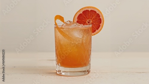 Zesty Cocktail Featuring Gr...