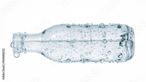 Water-filled plastic bottle...