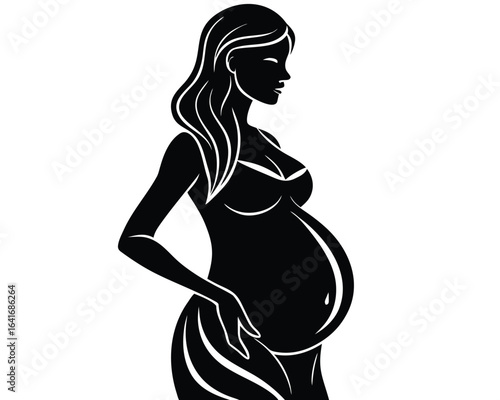 Pregnant Woman Silhouette