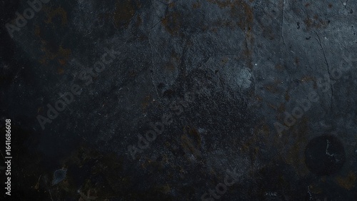 Rough black painted metal w...