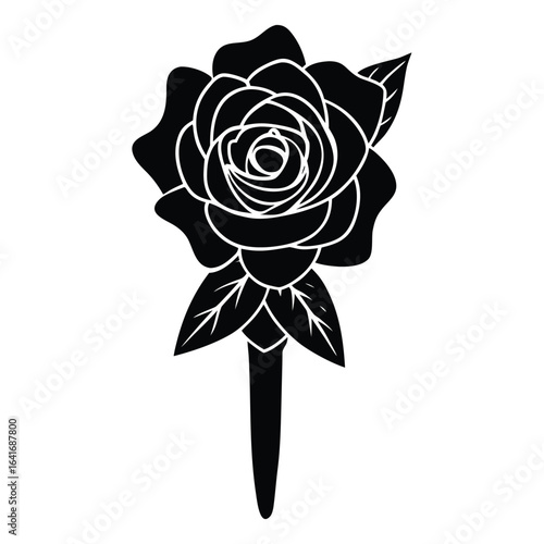 Florist element isolated corsage on white background 