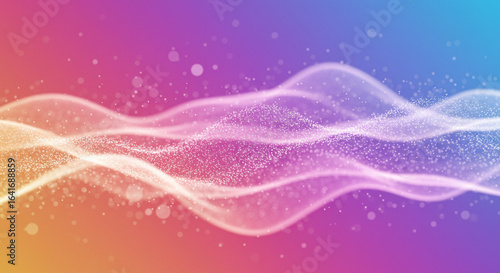 Luminescent Pastel Gradient Background with Soft Bokeh
