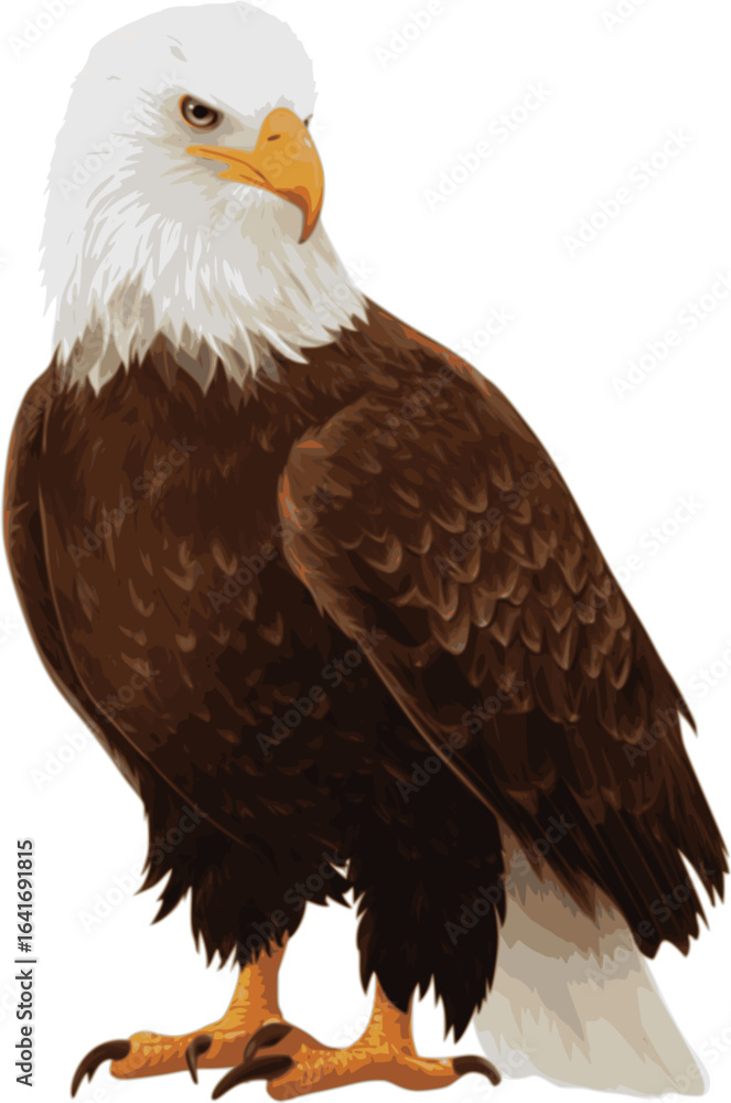 Obraz premium Eagle vector illustration
