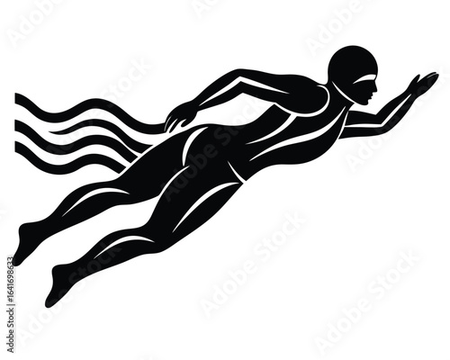 Swimmer Silhouette