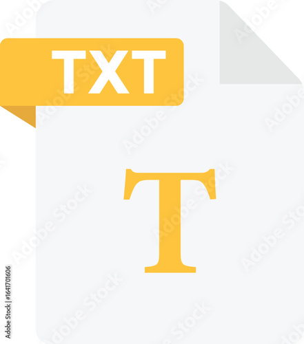 File format extensions. TXT file format document icons. document extension symbols. web format information
