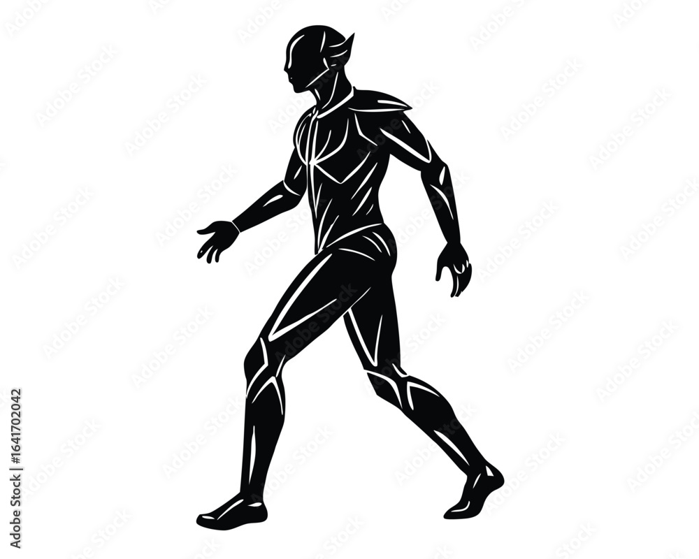 Obraz premium Walking Silhouette