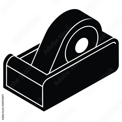 Florist element isolated florist tape dispenser on white background