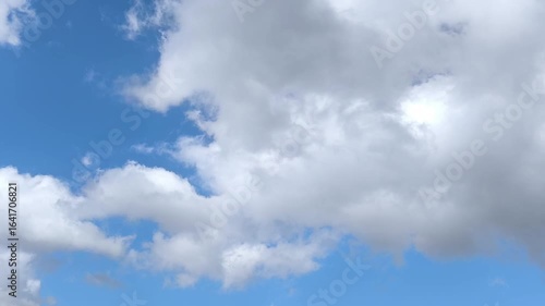 Enormous radiant cumulonimbus clouds developing