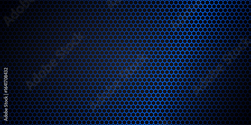 Black geometric polygons background, hexagon symbol, abstract black metallic wallpaper. vector illustration