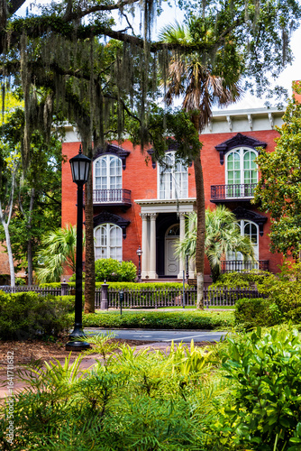 old house in the park, savannah, Georgia 