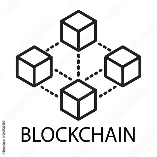 Blockchain network of connected cubes