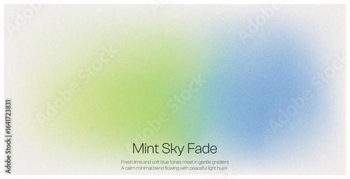 Soft Mist Fade, Gentle gradient blending pale mint green with soft sky blue creating a minimal and calming abstract background perfect for elegant modern and creative digital design applications
